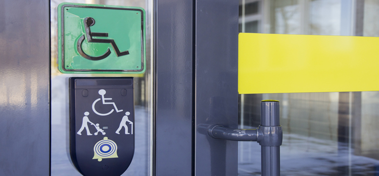 automatic handicap door opener in Paramount